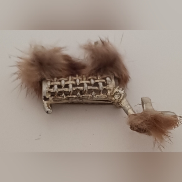 Vintage Gold-tone Poodle Brooch/Pin - Picture 2 of 5